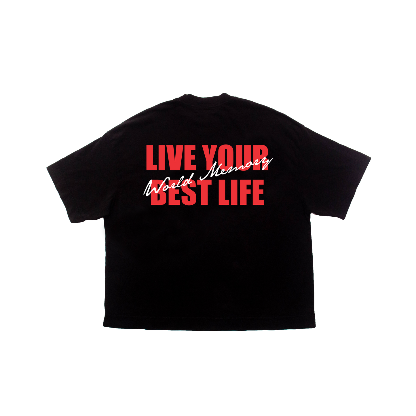 CAMISETA RED LIVE YOUR BEST LIFE